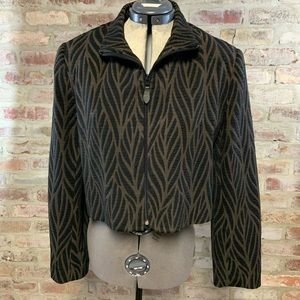Earl rutenburg zip jacket blazer large